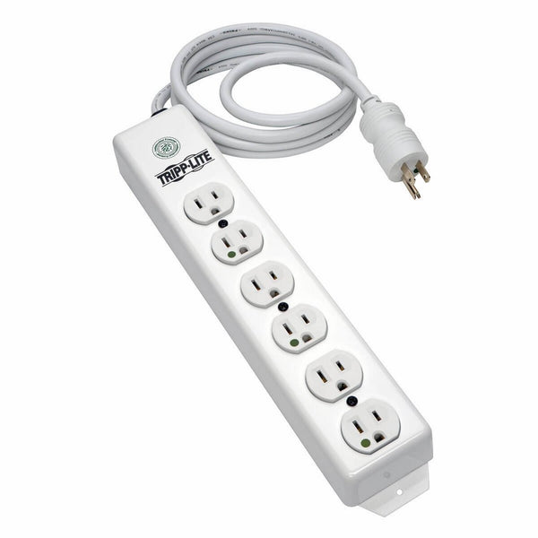 Tripp Lite Medical-Grade Power Strip, 6 Hospital-Grade Outlets, 15 ft. Cord, UL 1363 (PS-615-HG)