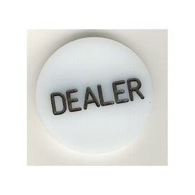 Trademark Poker Professional Acrylic Dealer Button, 2 x 1/4-Inch