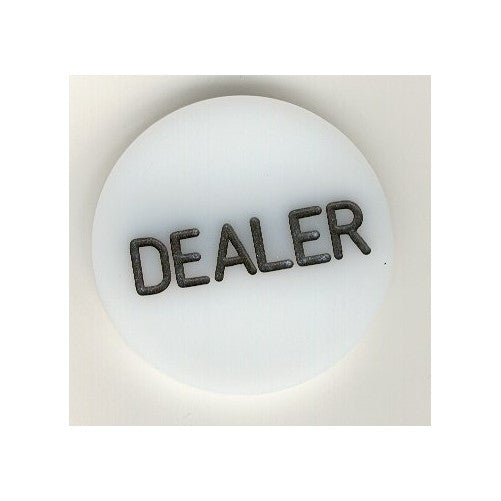 Trademark Poker Professional Acrylic Dealer Button, 2 x 1/4-Inch