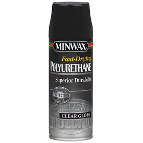 Minwax 33050000 Fast-Drying Polyurethane Aerosol, 11.5 ounce, Gloss
