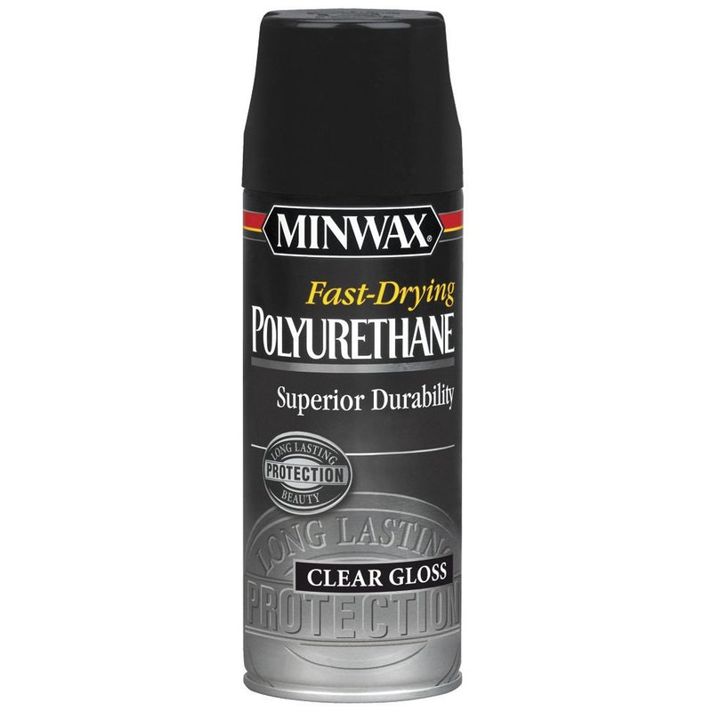 Minwax 33050000 Fast-Drying Polyurethane Aerosol, 11.5 ounce, Gloss
