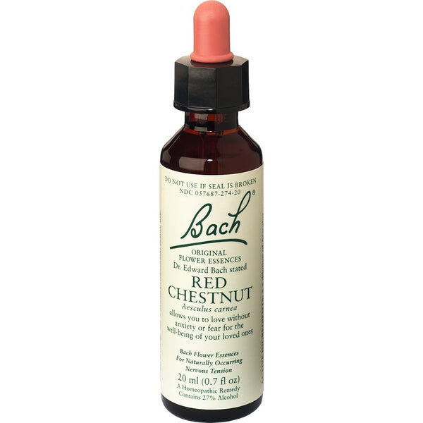 Bach Original Flower Remedies Supplement, Red Chestnut, 20 ml, 0.7 Fluid Ounce