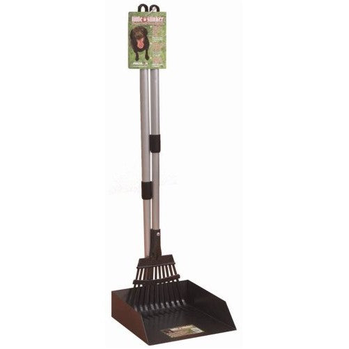 Precision Pet Little Stinker Heavy Duty Poop Scoop Large Pan with Rake