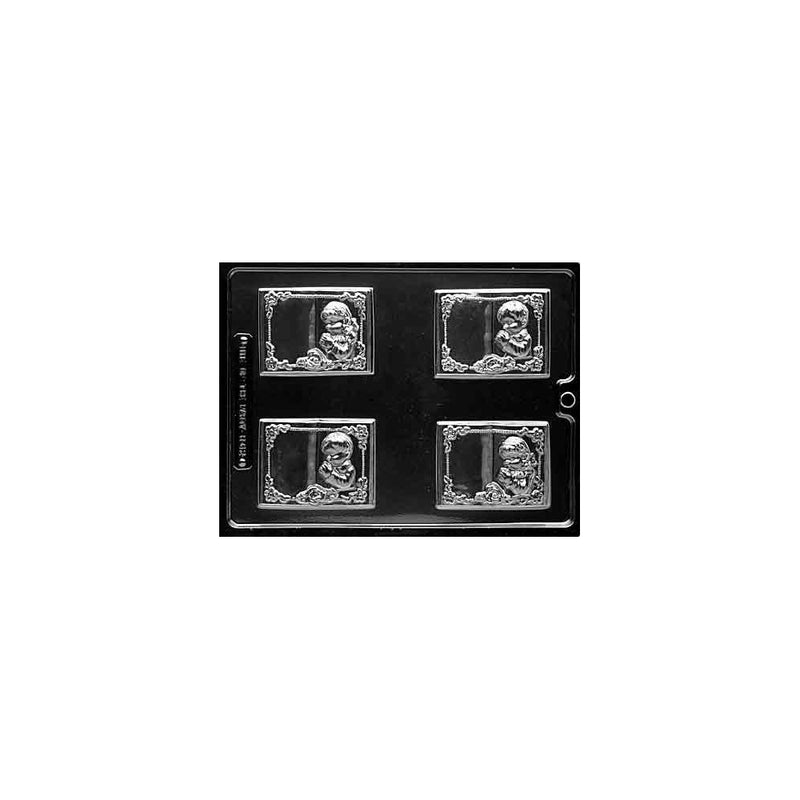 Cybrtrayd R062 Communion Boy & Girl Book Chocolate Candy Mold with Exclusive Cybrtrayd Copyrighted Chocolate Molding Instructions plus Optional Candy Packaging Bundles