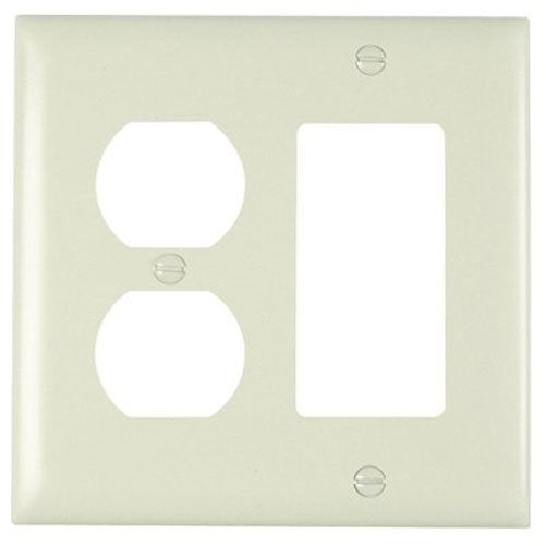 PASS & SEYMOUR TP826LACC12 ALM 2G Decor/Duplex Plate