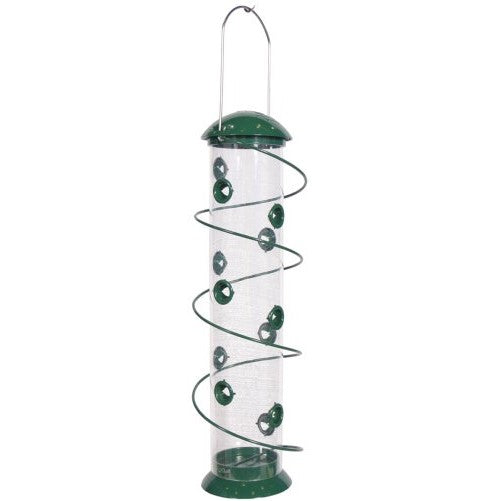 Bird Quest SBF6G 18" Super Spiral Sunflower Bird Feeder - Green