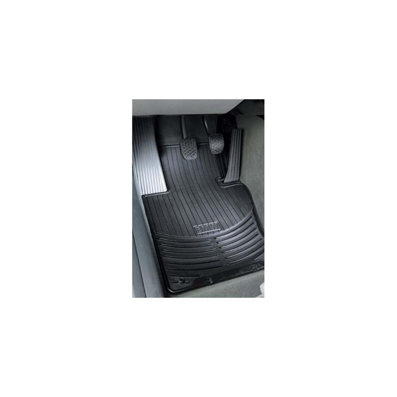 BMW FRONT Black X5 E53 All Season Floor Mats 2001 - 2006 Genuine Factory OEM 82550151189 (set of 2 front mats)