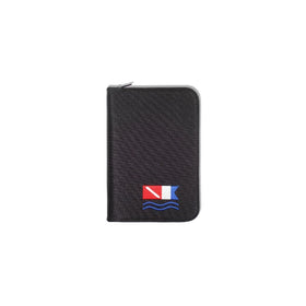 Innovative Scuba Concepts Scuba Diving Log Book - Black with Diver Down Alpha Flag Design