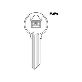 Hy-Ko Key Blank Cylinder Repl For Yale Single Sided Brass Nickel Plated Boxed