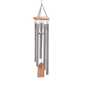 Gifts & Decor Aluminum Natural Pine Resonant Wind Chime