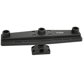 Scotty #257 Triple Rod Holder Board only (No Rod Holders) Includes Post Bracket and Mount