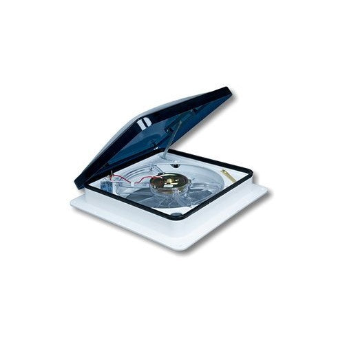 Fan-tastic Vent 807350 12 Volt Variable Speed Reversible Ceiling Fan with Thermostat, Automatic Dome Opener & Hand Remote