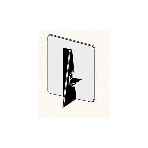 Lineco Single Wing Self-Stick Easel Backs, Size 12" Color: Black, (Pack of 25)