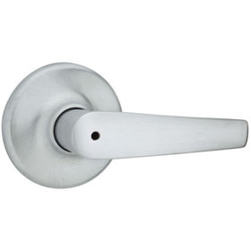 Kwikset Delta Bed/Bath Lever in Satin Chrome