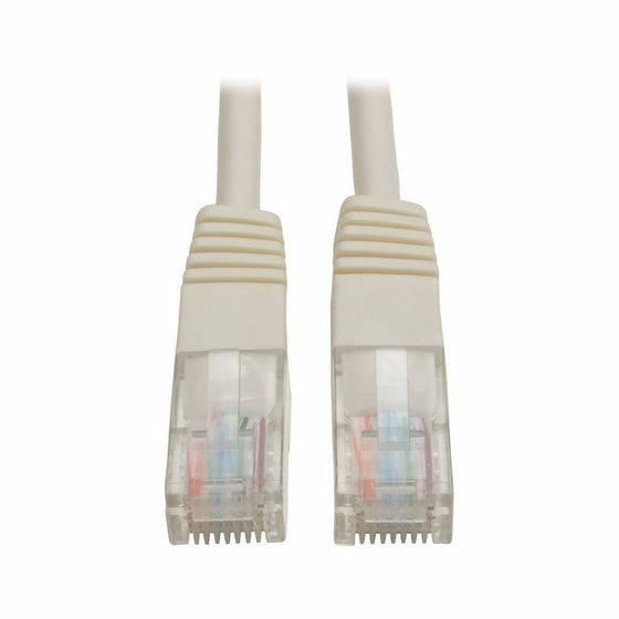 Tripp Lite Cat5e 350MHz Molded Patch Cable (RJ45 M/M) - White, 1-ft.(N002-001-WH)