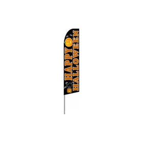 NEOPlex - "Happy Halloween Extra Wide" Swooper Feather Flag