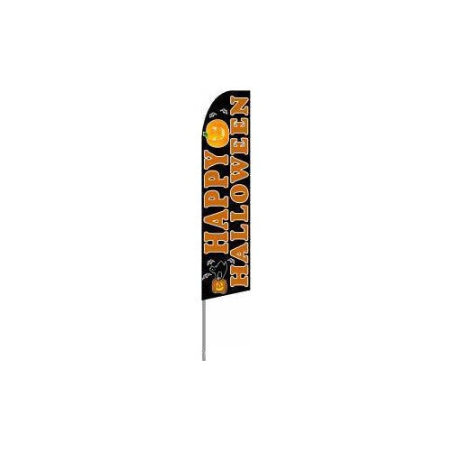 NEOPlex - "Happy Halloween Extra Wide" Swooper Feather Flag