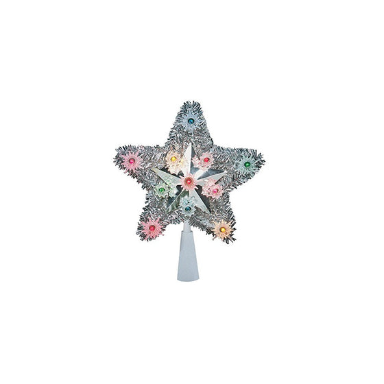 Celebrations 4951-71 Tinsel Star Tree Top assorted gold or silver star
