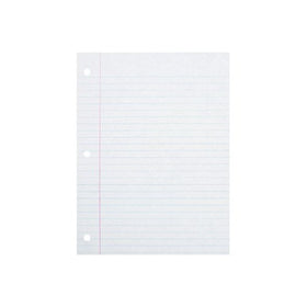 OfficeMax Filler Paper, 8" x 10 1/2", 100 count, College Ruled , 16 lb.