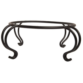 Scroll Detail Table Top Pedestal Bird Bath