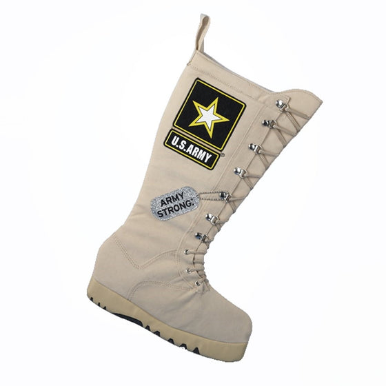 U.S. Army Kurt Adler 19-Inch Combat Boot Applique Stocking