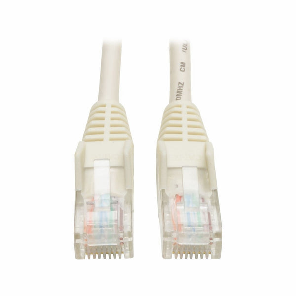 Tripp Lite Cat5e 350MHz Snagless Molded Patch Cable (RJ45 M/M) - White, 14-ft.(N001-014-WH)