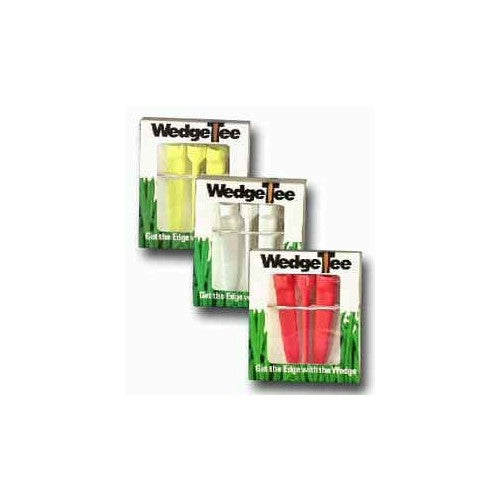 Golf Plastic Wedge Tees 3 ct Orange Cleans Grooves Shoe
