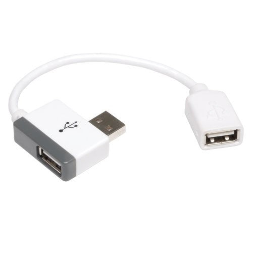 Tripp Lite USB 2.0 Hi-Speed Port Liberator Cable A/A Extension cable with built-in charging port, 6-In.(U024-06N-HUB)