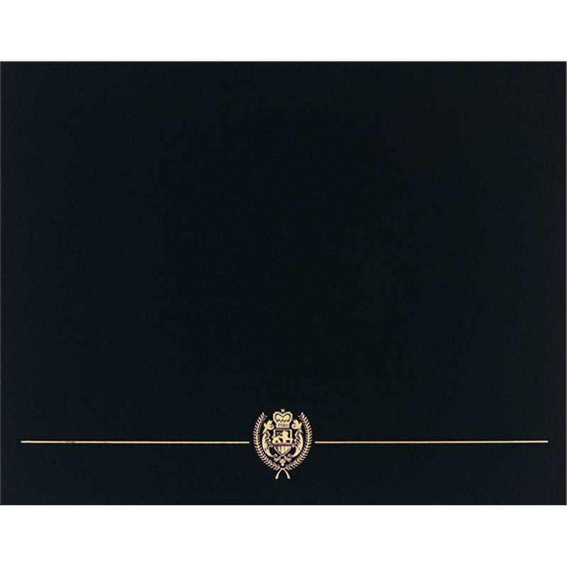 Great Papers! Black Classic Certificate Cover, 12 x 9.375 Inches, 5 Count (903117)