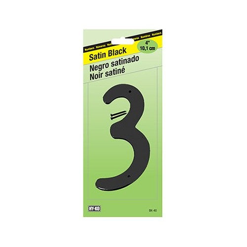 HY-KO PROD BK-40/3 4" Zinc #3 Black/Nails