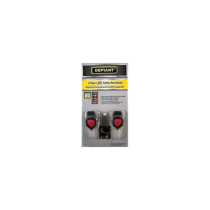 2 LED Reflective Arm Bands for Safety