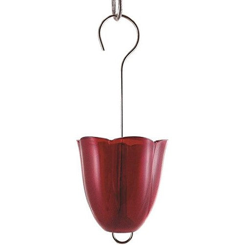 Droll Yankees AM Ant Moat 3/4 Cup Ant Deterrent for Hummingbird Feeders, Red