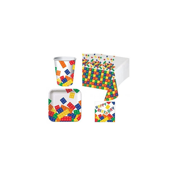 Building Blocks Deluxe Party Pack Kit for 16