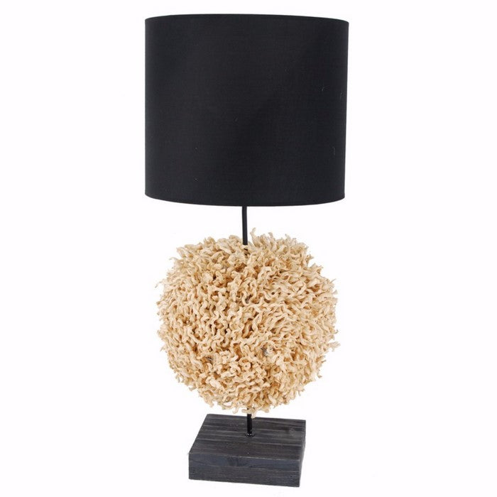 Contemporary Style Corn Stalk Table Lamp, Black