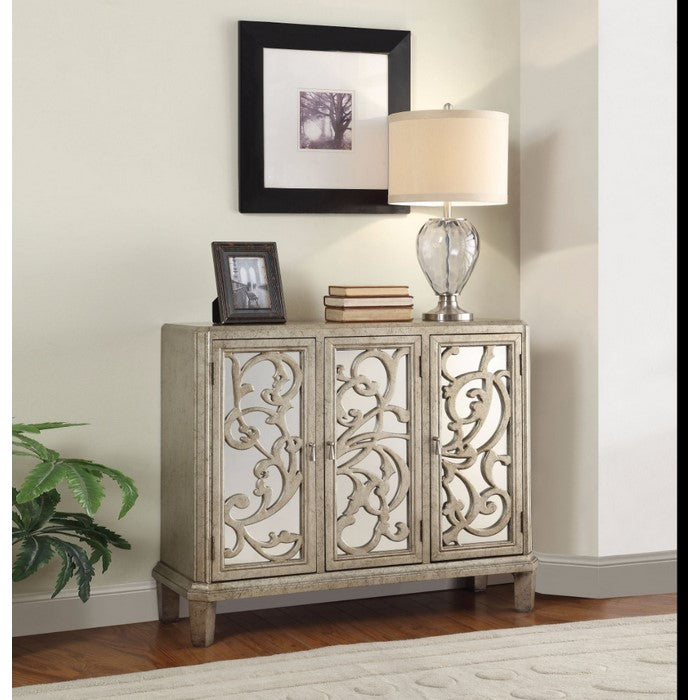 Bailea Console Table, Silver Gray