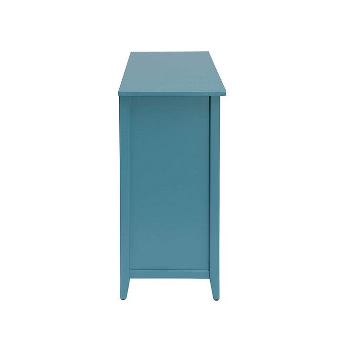Flavius Console Table With 6 Drawers, Blue