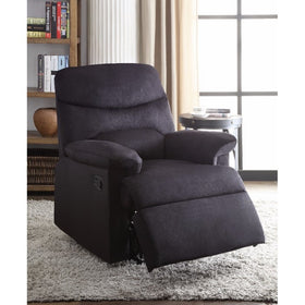 Arcadia Relaxing Recliner In Black Woven Fabric