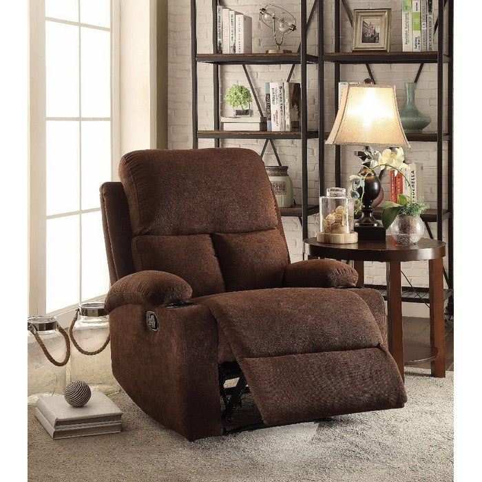 Rosia Snug Recliner , Chocolate Linen