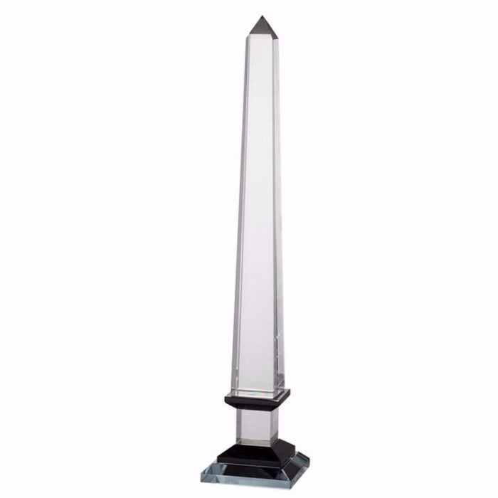 Distinctively Styled Lucent Obelisk Accent, Clear
