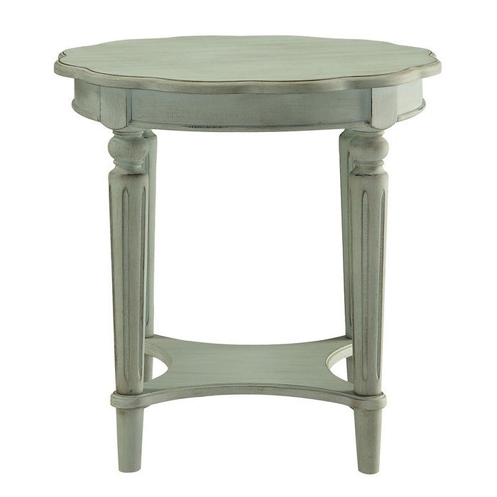 Fordon End Table, Antiqued Green