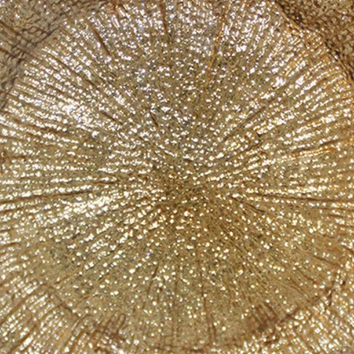 Sublime Glass Charger Plate, Gold