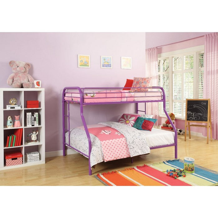 Tritan Twin/Full Bunk Bed, Purple