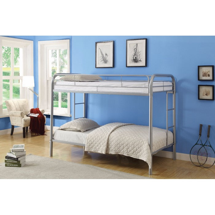Thomas Twin/Twin Bunk Bed, Silver