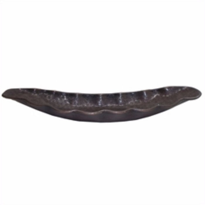 Rustically Charmed Aluminum Decorative Tray, Bronze