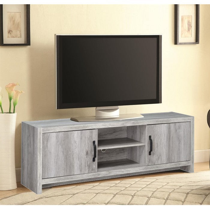 Marvelous driftwood tv console, Gray