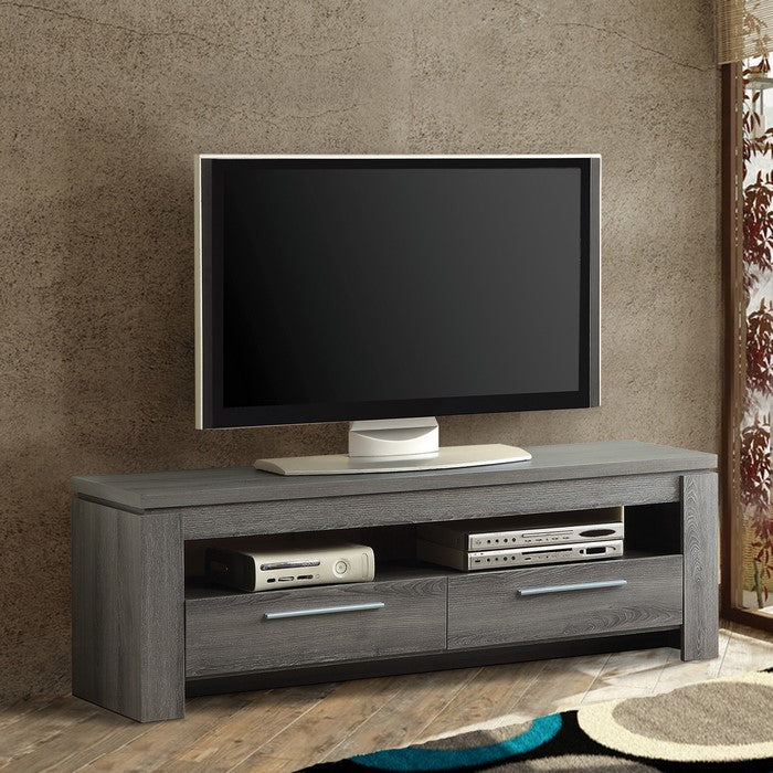 Fine Looking weathered Gray tv console