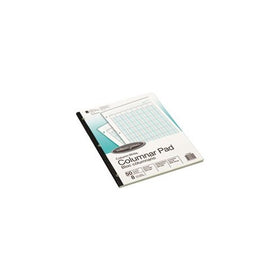 Wilson Jones ColumnWrite Columnar Pad, 11 x 8.5 Inch Size, Ruled Both Sides Alike, 41 Lines per Page, 8 Columns, Green, 50 Sheets per Pad (WG7208A)