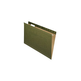 Pendaflex Reinforced Hanging Folders, Legal Size, Standard Green, 1/5 Cut, 25/BX (4153 1/5)