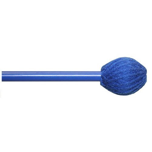 Mike Balter BB2 Basics Series Medium Keyboard Mallets with Birch Handles and Blue Yarn Head