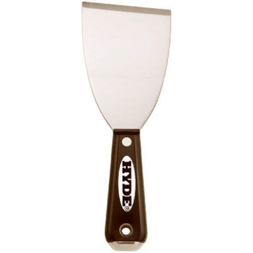 Hyde Tools 02350 3-Inch Flex Scraper, Black and Silver